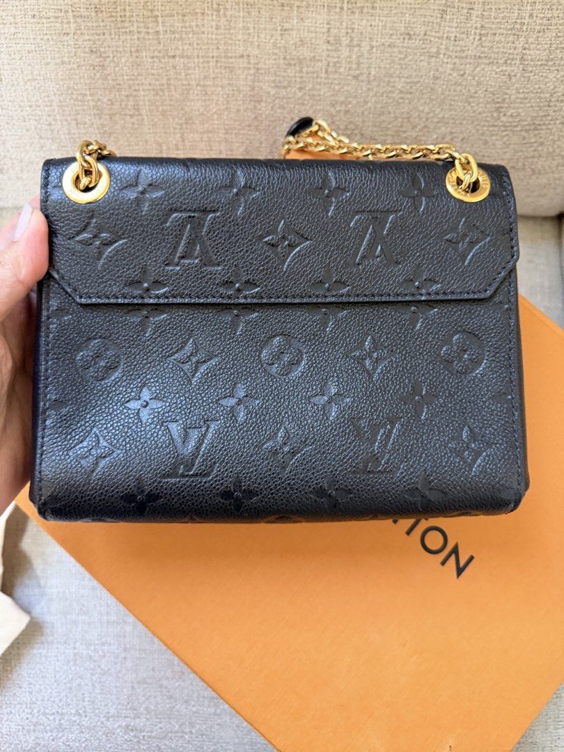 Louis Vuitton Vavin Empreinte (Category: Luxury Bags & Wallets) located in Quezon City. Submitted by _cherryontop_ (Listing ID 1461895185, Image 2). Description: LV Vavin 9.3/10 Box,dust bag, paperbag,entrupy.