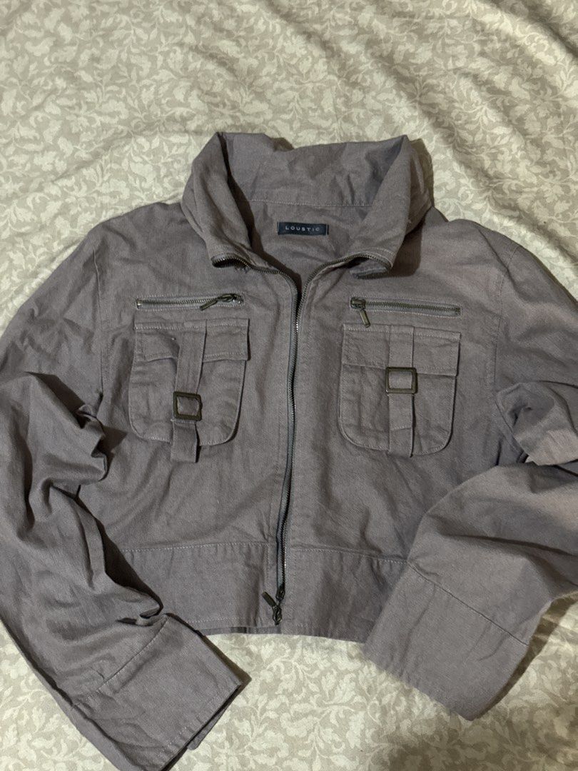LOUSTIC Cropped Jacket (Category: Coats, Jackets and Outerwear) located in Las Pinas. Submitted by loved_by_g_ (Listing ID 1461844077, Image 1). Description: - love this !! - size xs- semi med - no issue as in :).