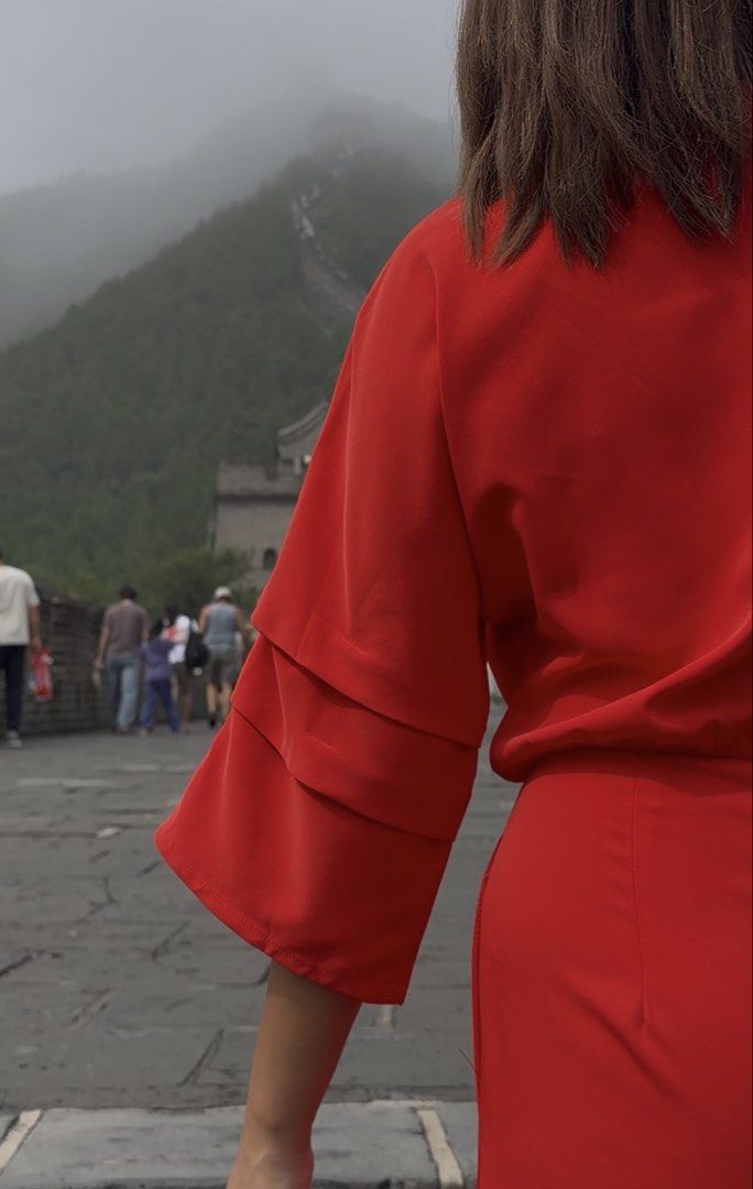 Love bonito Red Jumpsuit (Category: Jumpsuits) located in Quezon City. Submitted by iamashopperforclothes (Listing ID 1461877674, Image 3). Description: Small.