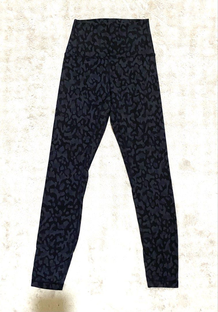 Lululemon Align Leopard Print High-Rise Leggings (Category: Activewear) located in Bacolod City. Submitted by bravefire_3fe6dd (Listing ID 1461869723, Image 2). Description: - Lululemon Align leggings - Cool leopard print (dark grey & black) - High-rise fit - Comfortable and stretchy fabric - Versatile: great for workouts or casual wear - Features Lululemon logo on the back.