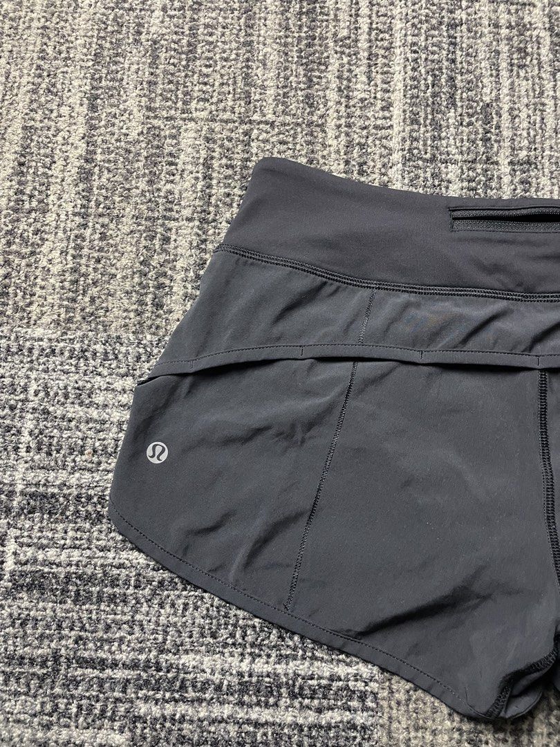 Lululemon Black Athletic Running Short (Category: Shorts) located in Manila. Submitted by rdtp2 (Listing ID 1461965362, Image 3). Description: waistline 30 length 9 hem 11 no flaw excellent condition 9.5/10.