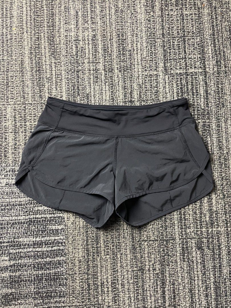 Lululemon Black Athletic Running Short (Category: Shorts) located in Manila. Submitted by rdtp2 (Listing ID 1461965362, Image 1). Description: waistline 30 length 9 hem 11 no flaw excellent condition 9.5/10.