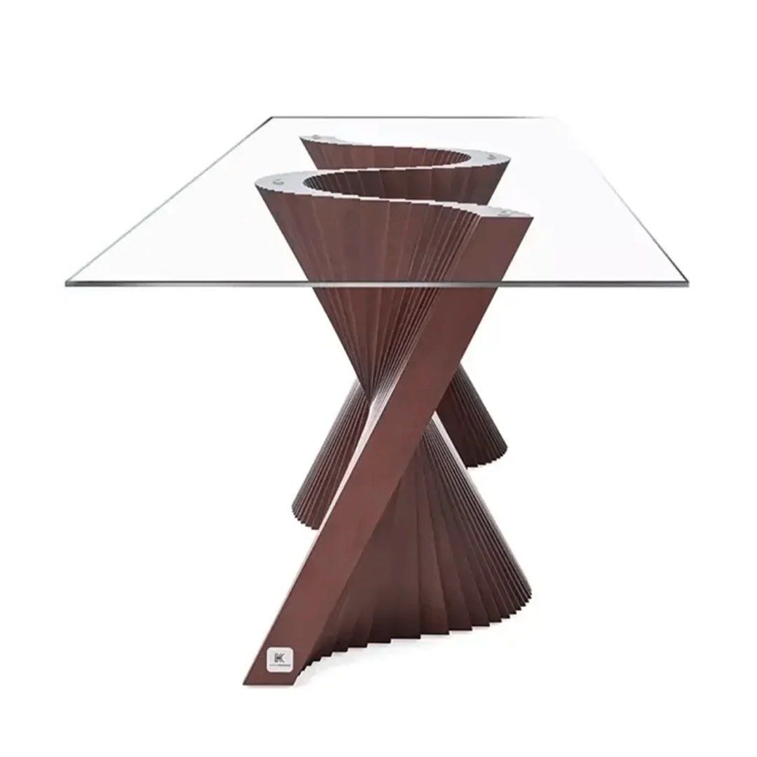 Luxury Wave Dining Table - Kenneth Cobonpue (Preloved) (Category: Tables & Sets) located in Taguig. Submitted by xiaomeimeiann (Listing ID 1461969069, Image 1). Description: .