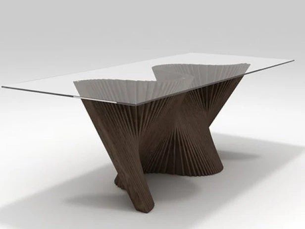Luxury Wave Dining Table - Kenneth Cobonpue (Preloved) (Category: Tables & Sets) located in Taguig. Submitted by xiaomeimeiann (Listing ID 1461969069, Image 2). Description: .