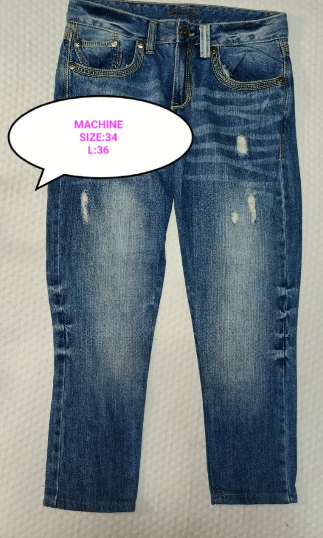 MACHINE JEANS 34 (Category: Jeans) located in Quezon City. Submitted by ahyaladyblue (Listing ID 1461962747, Image 1). Description: .
