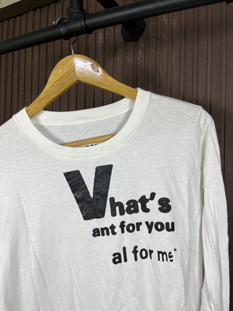 Maison Margiela MM6 Statement Long Sleeve (Category: Longsleeves) located in Cabanatuan. Submitted by cabsygoods (Listing ID 1461916815, Image 3). Description: Maison Margiela MM6 Statement Long Sleeve Width 19 Length 24 Very good condition No issue Color rate 9/10 Dm to purchase! 📩.