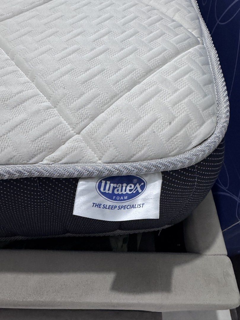 Mandaue Bedframe and Matress (Category: Bed Frames & Mattresses) located in Manila. Submitted by laratots (Listing ID 1461963570, Image 1). Description: Mandaue Bedframe and Matress no issue .