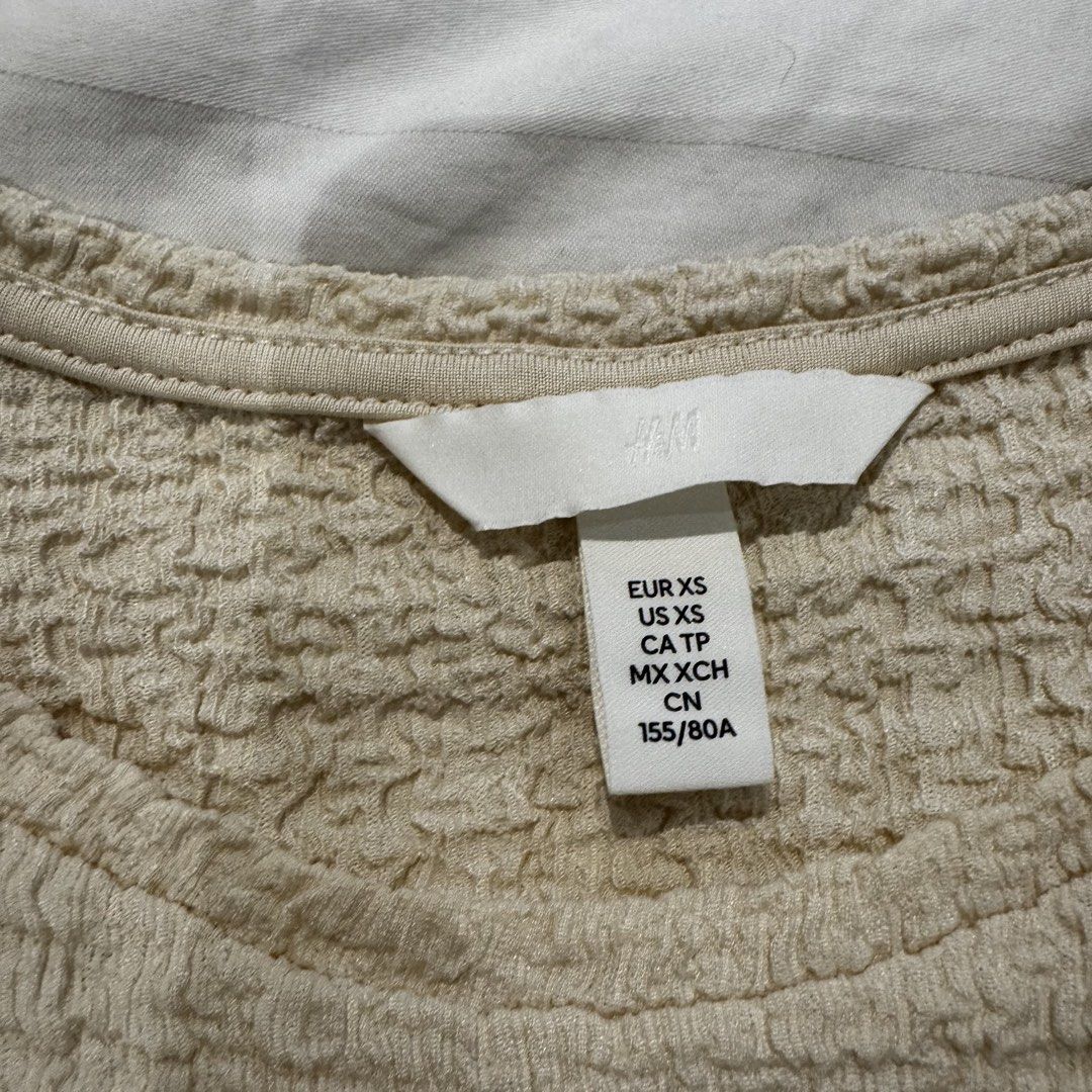 Mango and h&m tops (Category: Blouses) located in Muntinlupa City. Submitted by champange101 (Listing ID 1461846264, Image 3). Description: Pre loved! Sizes are in the photos No when worn photos.