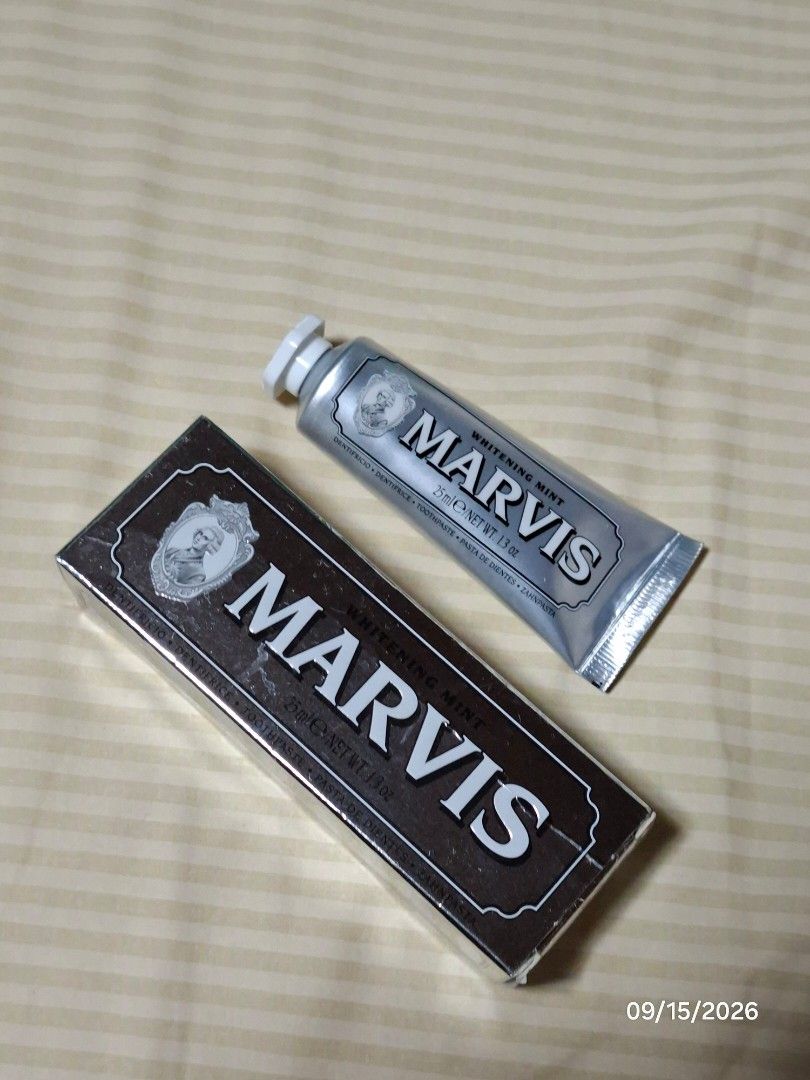 Marvis Whitening Mint Toothpaste 25ml (Category: Oral Care) located in Taytay. Submitted by ivan14.12 (Listing ID 1461850342, Image 1). Description: - Size: 25ml (1.3 oz) - Bought from Amazon US Check my listing for other items. ❗PLEASE SEE PAYMENT AND DELIVERY DETAILS BELOW❗.