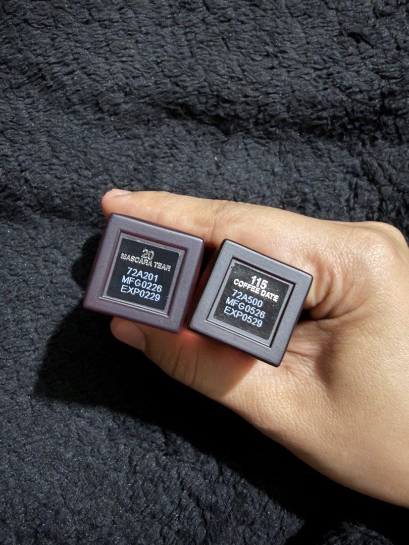 Maybelline Teddy Tint (Category: Makeup) located in Manila. Submitted by piyuuuuu (Listing ID 1461971204, Image 2). Description: - Maybelline Teddy Tint for Take All 450 only! - Used once - Available Shades: 20 Mascara Tear, 115 Coffee Date - Long-lasting formula - Perfect for everyday or night out - Swatches on arm shown in photos.