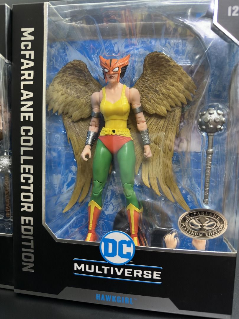 McFarlane DC Multiverse - Hawkman (Zero Hour) | Hawkgirl (Platinum) - Collector Edition (Category: Figurines & Statues) located in Pasay City. Submitted by zoomgio (Listing ID 1462026889, Image 3). Description: - Condition: BIB and good as new **100% genuine/original/authentic product. No lowballers please. Price: 1. Hawkgirl (Platinum)- Php 2,299 2. Hawkman - SOLD Features: - Incredibly detailed 7" scale figures based off the DC Multiverse. - De