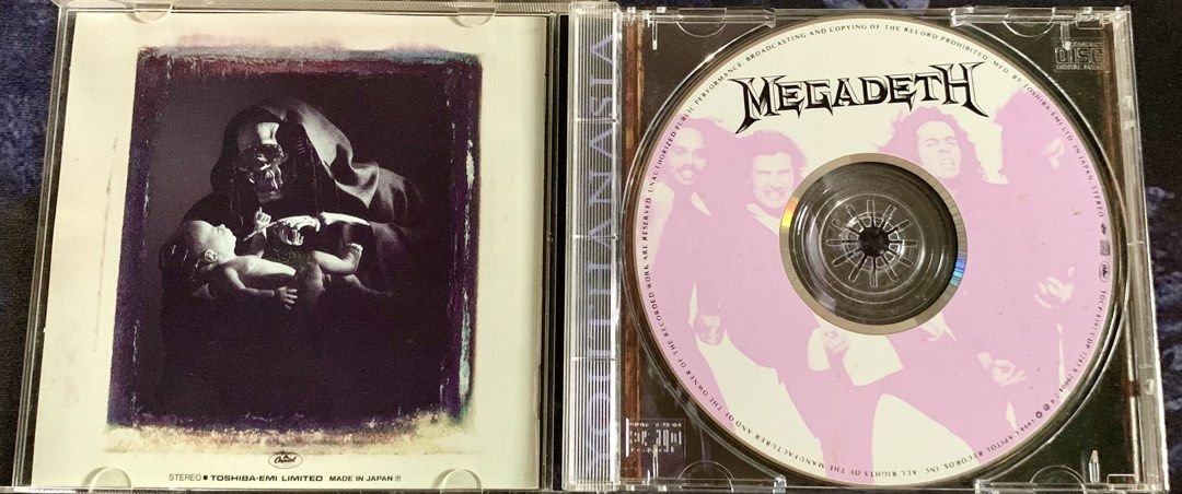 Megadeth Cds (Category: CDs & DVDs) located in Cebu City. Submitted by warm.aries13 (Listing ID 1461980964, Image 2). Description: Megadeth ₱550 each vg++ to nearmint Us pressing.