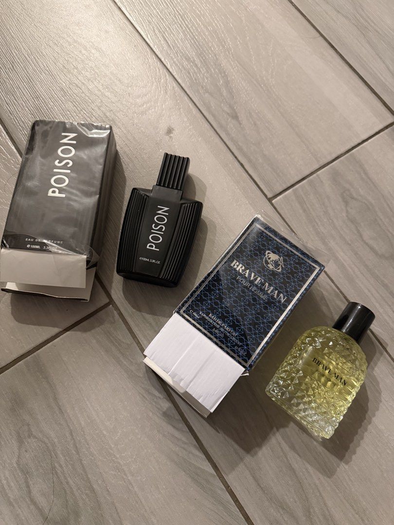 MEN PERFUME TAKE 2 (Category: Fragrance & Deodorants) located in Manila. Submitted by mamaansshop (Listing ID 1461835266, Image 1). Description: Take both for 200 Brand new never used.
