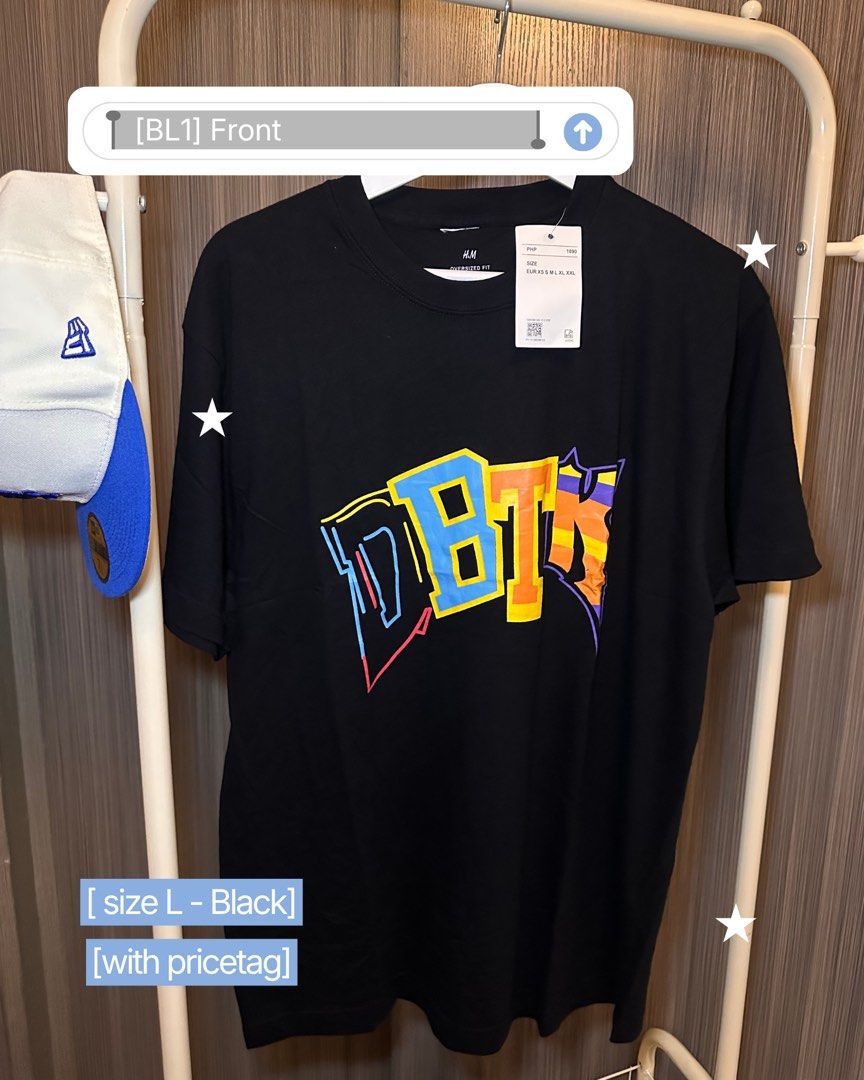 DBTK Men's Graphic T-Shirt Black Size L (Category: Tshirts & Polo Shirts ) located in Manila. Submitted by kaisrmnt (Listing ID 1461901049, Image 1). Description: - Black H&M T-shirt - Size: Large (L) loc: manila.