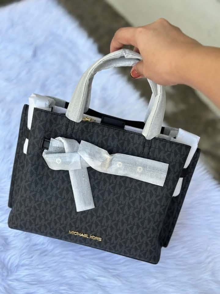 Michael Kors Emilia Satchel (Category: Tote Bags) located in Santa Rosa. Submitted by miqboutique (Listing ID 1461949507, Image 3). Description: MK Emilia Satchel ₱6,200 + SF • Ready to ship • Guaranteed Original Fb page: Miq's Boutique.