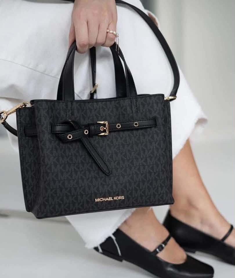 Michael Kors Emilia Satchel (Category: Tote Bags) located in Santa Rosa. Submitted by miqboutique (Listing ID 1461949507, Image 1). Description: MK Emilia Satchel ₱6,200 + SF • Ready to ship • Guaranteed Original Fb page: Miq's Boutique.