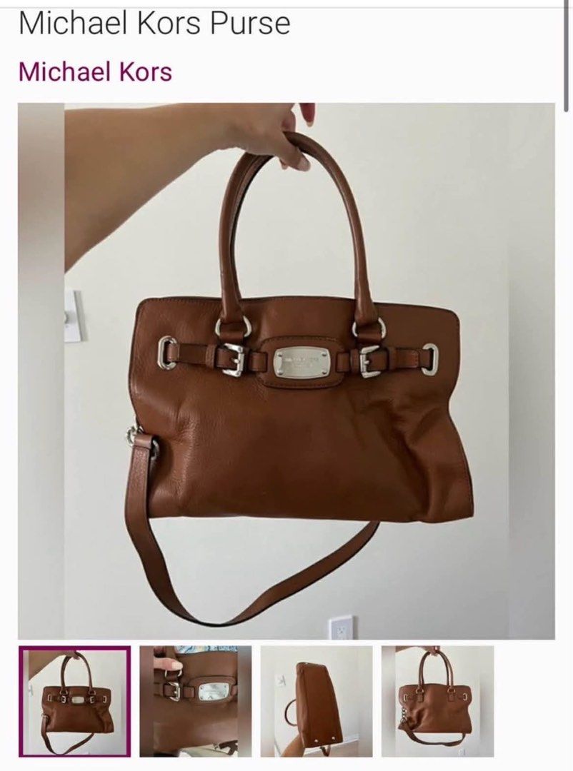 Michael Kors Leather Tote Bag (Category: Luxury Bags & Wallets) located in Tabaco. Submitted by devskie (Listing ID 1461799324, Image 1). Description: - 💯Authentic Michael Kors brown leather tote bag - Versatile with top handles and a detachable shoulder strap - Organized interior with a zippered compartment and pockets - Made in Vietnam - Ideal size for everyday essentials - No issues or flaws Price: 1600 FREE SHIPPING.