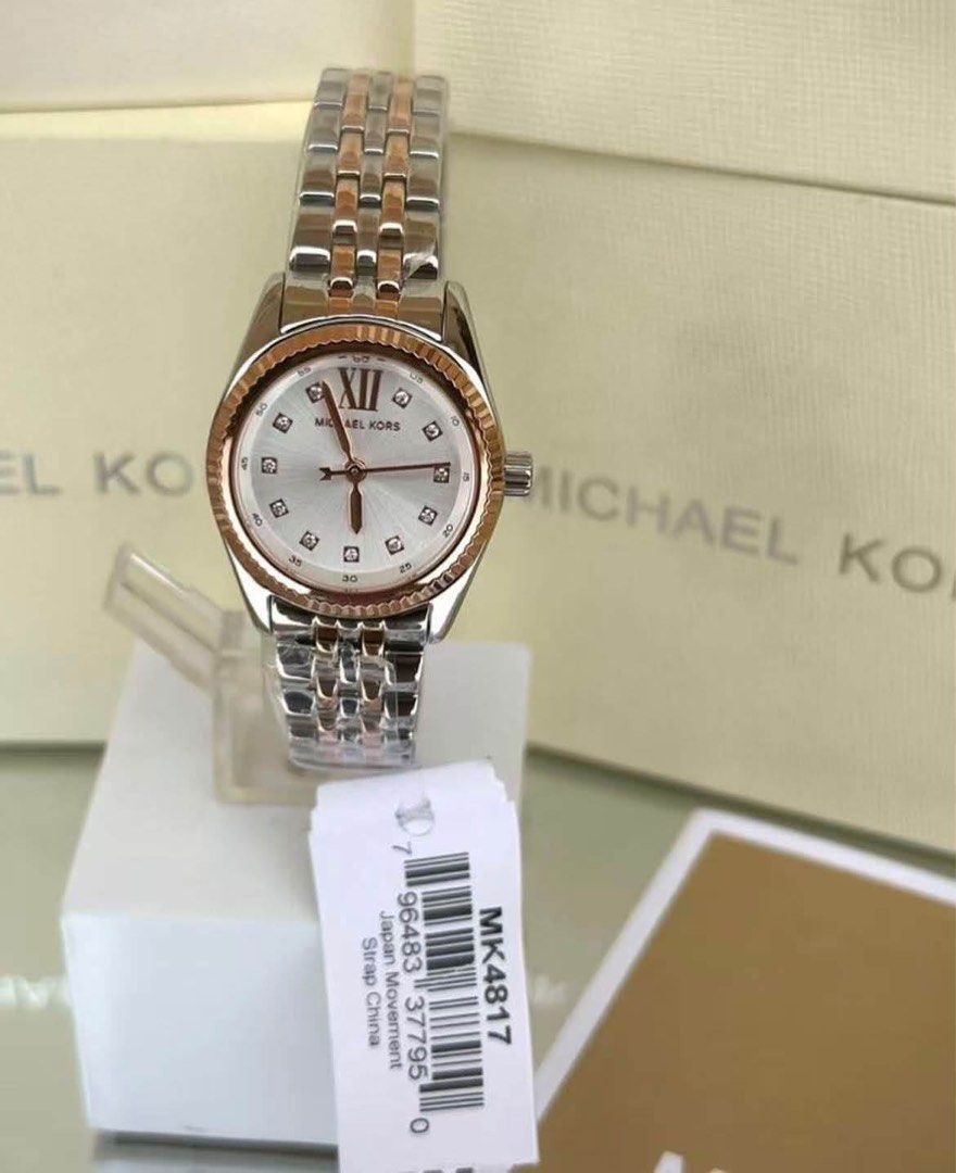 Michael Kors lexington (Category: Luxury Watches) located in Bulacan. Submitted by grazcloset (Listing ID 1462034691, Image 2). Description: - Genuine Gold Michael Kors Watch - Features Roman numeral at 12 o'clock - Adorned with small diamond markers - Comes with original box - Classic and timeless design US Grade with complete inclusions .