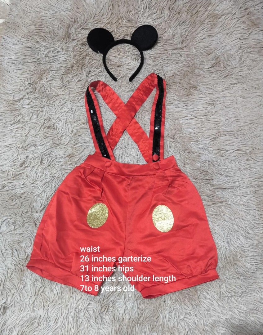 Mickey Mouse Costume 7 To 8 Years Old (Category: Babies & Kids Fashion) located in Marikina City. Submitted by alecfordy (Listing ID 1461881813, Image 1). Description: Mickey Mouse Costume 7to 8 Years Old.