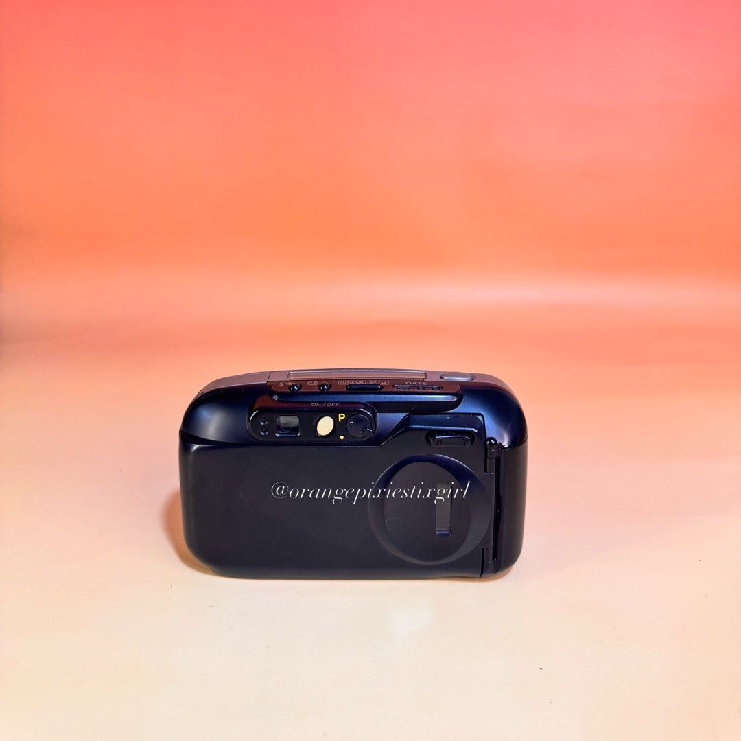 Minolta Capios 25 35mm Film Camera (Category: Cameras) located in Bulacan. Submitted by orangepixiestixgirl (Listing ID 1461859690, Image 2). Description: ‼️message me on ig, @orangepixiestixgirl for inquiries and transactions‼️ ‼️CAN’T REPLY HERE‼️ Minolta Capios 25 35mm Film Camera —features a 28-70mm motorized zoom lens, automatic film advance, and a built-in flash. —Special Modes: Landscape (infinity lock), Night mode, Self-timer (10 seconds)