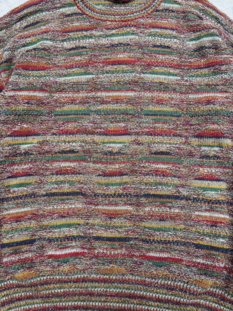 Missoni Example Diamond Pattern Heavy Knit Sweater (Category: Coats, Jackets and Outerwear) located in Baguio. Submitted by thecollector2600 (Listing ID 1461815639, Image 3). Description: Large 24” x 27”.