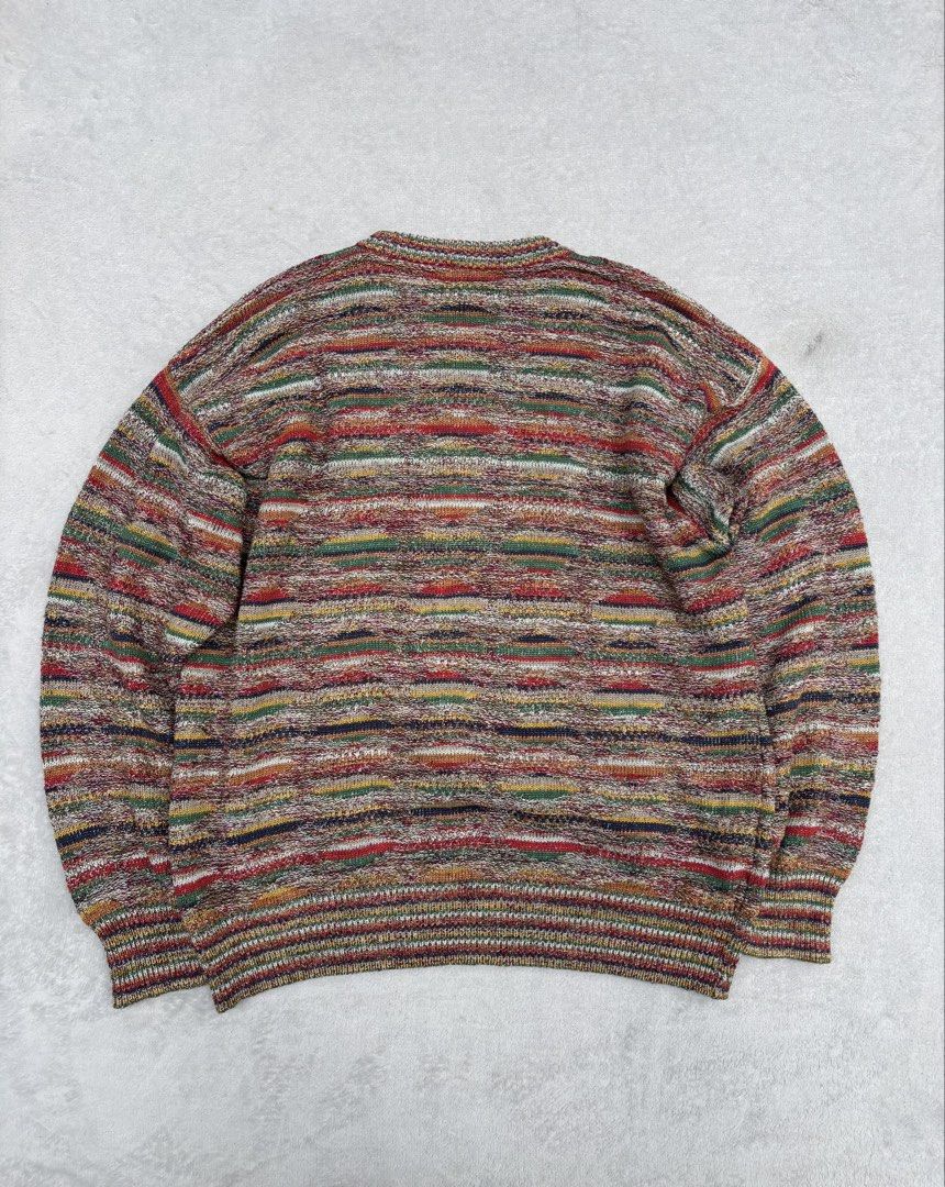 Missoni Example Diamond Pattern Heavy Knit Sweater (Category: Coats, Jackets and Outerwear) located in Baguio. Submitted by thecollector2600 (Listing ID 1461815639, Image 2). Description: Large 24” x 27”.
