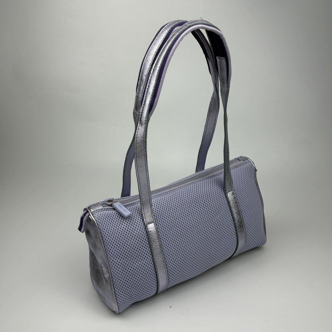 Miu Miu - S/S 99 - Mesh Shoulder Bag (Category: Luxury Bags & Wallets) located in Bacolod City. Submitted by cast.archives (Listing ID 1461803655, Image 2). Description: Miu Miu - S/S 99 - Mesh Shoulder Bag Authentic Size: Small-medium Condition: Rank A Flaw: Minor scratch.