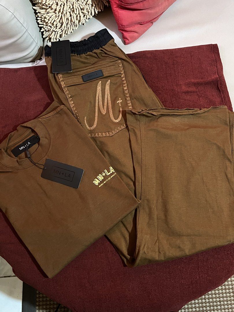 MN+LA Inca Pants and Tee (Category: Tshirts & Polo Shirts ) located in Muntinlupa City. Submitted by marleyinmnl (Listing ID 1461914761, Image 1). Description: For Sale MN+LA Inca Bootcut Pants in Rust Large - 1870 How’s My Driving Heavy Tee in Rust Large - 1288 Brand New J&T/Lalamove Gcash/Gotyme/BPI.