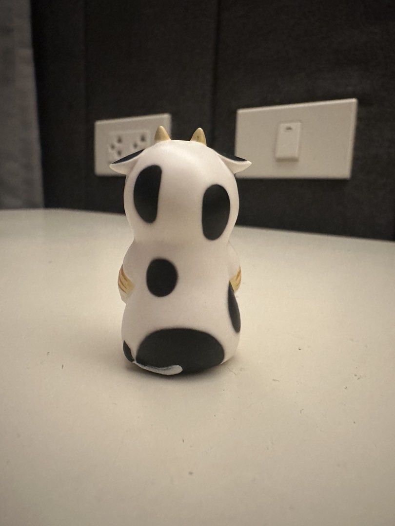 Mofusand Interior Mini Figure Cow Cat (Category: Designer & Blind Box Toys) located in Manila. Submitted by urlocal_seller (Listing ID 1461974632, Image 3). Description: - Adorable Mofusand mini figure - Features the cute cow cat design - Includes original packaging - Box shows some signs of wear - Ideal for Mofusand collectors - Makes a charming desk decoration.