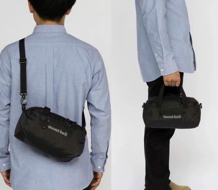 Montbell 5L Light Weight Duffle Bag 四色斜孭手提袋輕便小圓筒袋 （分類：腰袋、手提袋、小袋）位於 Hong Kong。 由 bushapalac29622 提交（商品編號 1461800286，圖片 2）。簡介： Montbell黑色小圓筒袋，輕巧大容量，手提斜孭皆可，適合日常或旅行。