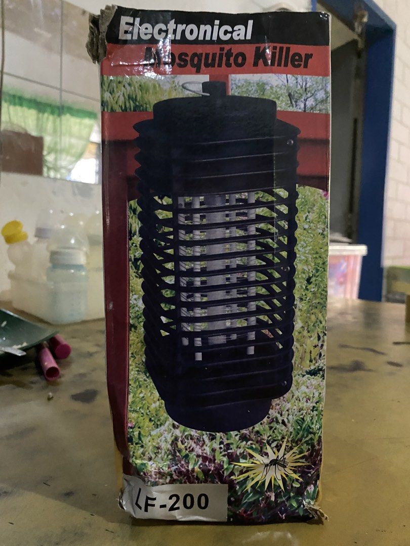Mosquito Killer UV Lamp (Category: Lighting) located in Rodriguez. Submitted by isheldenise (Listing ID 1461891649, Image 2). Description: Selling our preloved mosquito uv lamp for only 100 pesos Comes with a box and the unit alone.