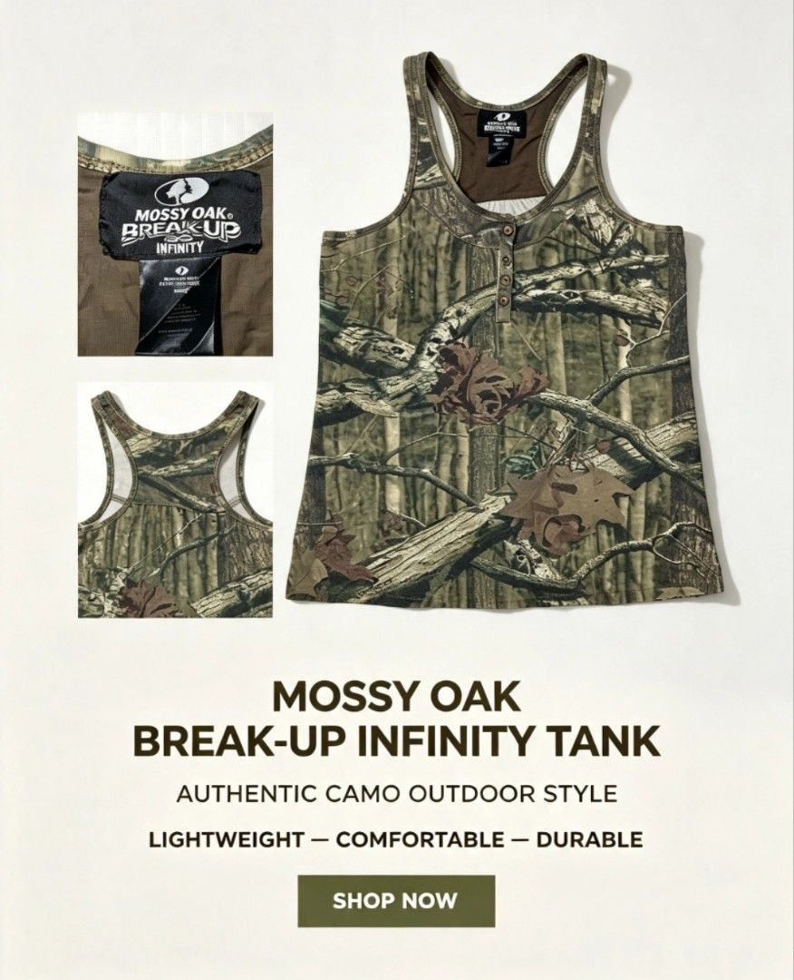 Mossy oak realtree top tank (Category: Sleeveless) located in Sibalom. Submitted by jm.thrift07 (Listing ID 1461817231, Image 1). Description: EXCELLENT CONDITION 💯 DIMES:19×25.5.