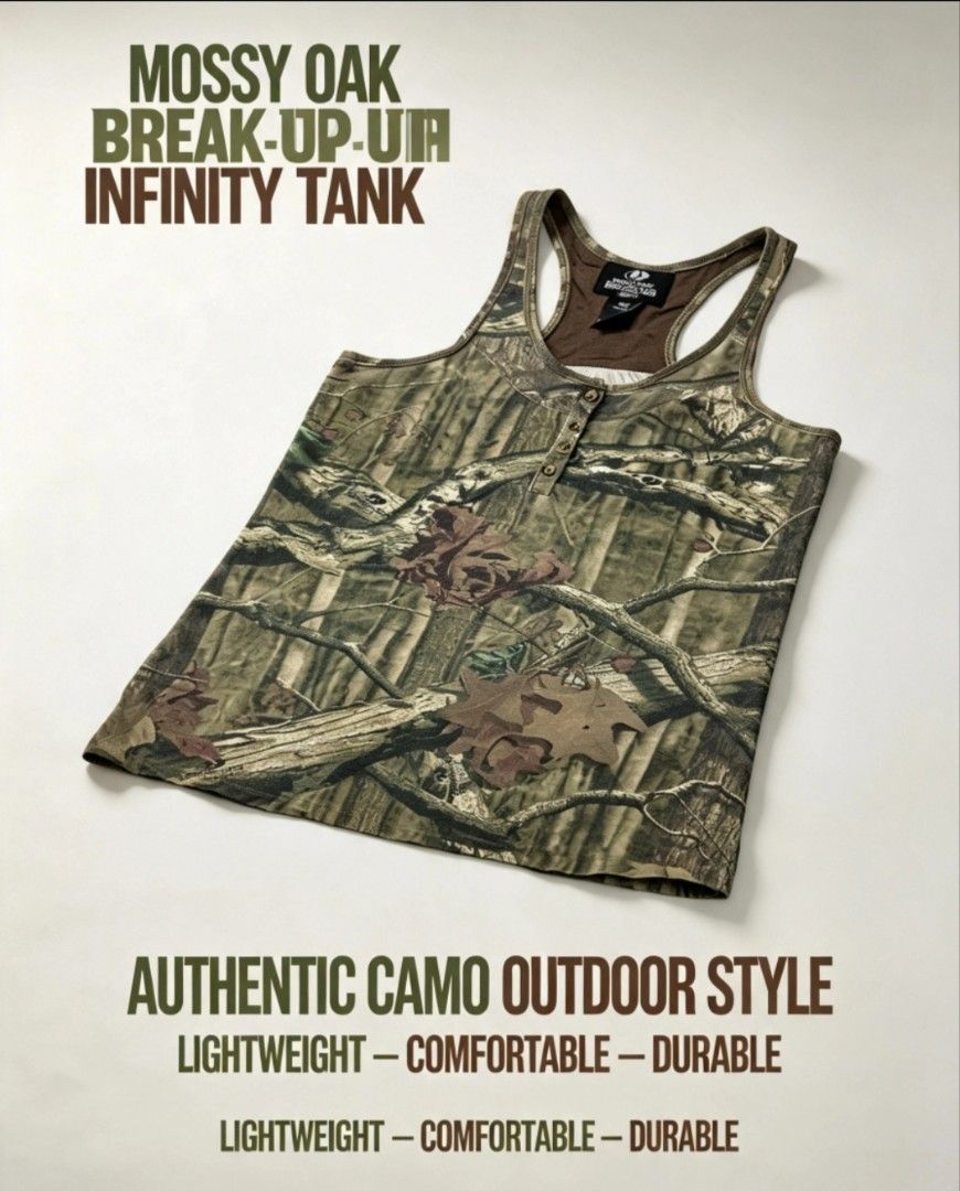 Mossy oak realtree top tank (Category: Sleeveless) located in Sibalom. Submitted by jm.thrift07 (Listing ID 1461817231, Image 2). Description: EXCELLENT CONDITION 💯 DIMES:19×25.5.