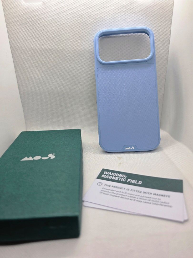 Mous case for iphone 18 pro max (Category: Cases & Sleeves) located in Las Pinas. Submitted by jhered (Listing ID 1461820630, Image 1). Description: Sale Brandnew Original With magsafe Sealed Sale for 4600 Las pinas area.