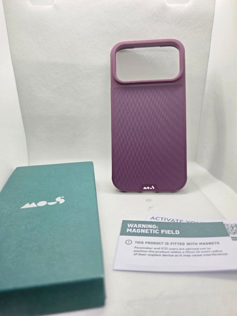 Mous case for iphone 18 pro max (Category: Cases & Sleeves) located in Las Pinas. Submitted by jhered (Listing ID 1461820630, Image 2). Description: Sale Brandnew Original With magsafe Sealed Sale for 4600 Las pinas area.