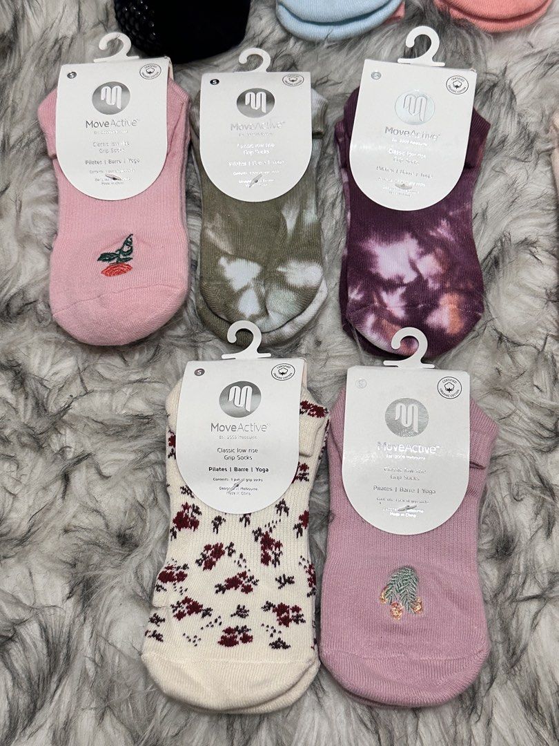 MoveActive - Pilates/Yoga Socks (Category: Socks & Tights) located in Binan City. Submitted by cardona.ivan (Listing ID 1461902901, Image 3). Description: All brand new for only 700php EACH!!! All brand new for only 700php EACH!!! All brand new for only 700php EACH!!! Size - Small Crew Socks - 4x Classic Low Rise - 5x Slip On - 1x Ballet - 1x Scrunch/High-knee - 1x Size - Medium Crew Socks - 4x Classic Low Rise - 3x .