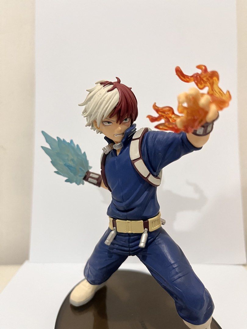 MY HERO ACADEMIA TODOROKI FIGURE (Category: Figurines & Statues) located in Quezon City. Submitted by coloreshoppu (Listing ID 1462034539, Image 2). Description: - My Hero Academia Todoroki action figure - Features Todoroki's signature ice and fire Quirk effects - Dynamic and action-ready pose - Ideal for fans and collectors of the series - High-quality collectible item Authentic.