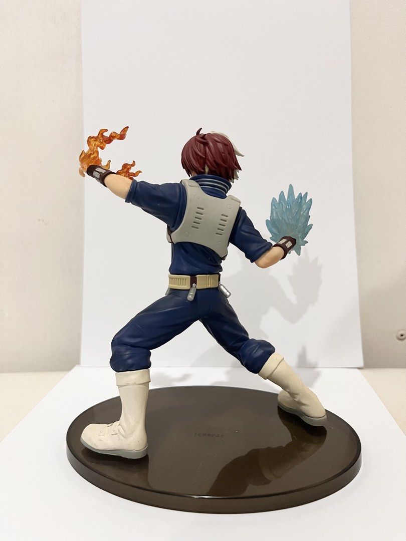 MY HERO ACADEMIA TODOROKI FIGURE (Category: Figurines & Statues) located in Quezon City. Submitted by coloreshoppu (Listing ID 1462034539, Image 3). Description: - My Hero Academia Todoroki action figure - Features Todoroki's signature ice and fire Quirk effects - Dynamic and action-ready pose - Ideal for fans and collectors of the series - High-quality collectible item Authentic.