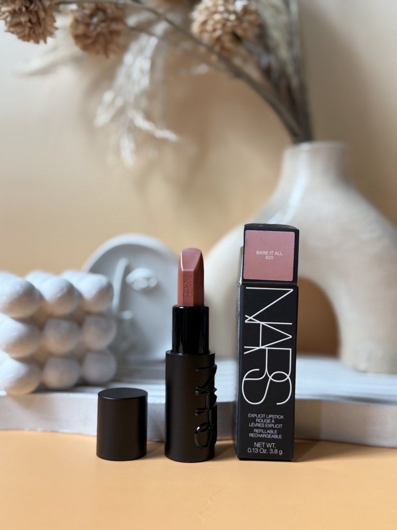 Nars Explicit Lipstick in Bare It All (FULL SIZE REFILLABLE) (Category: Makeup) located in Taytay. Submitted by betterthanbare (Listing ID 1461877372, Image 1). Description: .