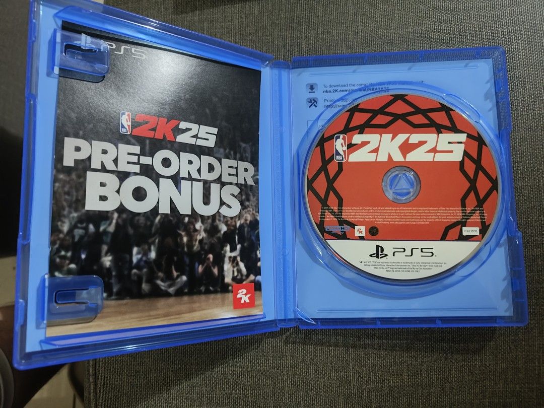 NBA 2K25 PS5 Game (Category: PlayStation) located in Paranaque City. Submitted by francotristan (Listing ID 1461977631, Image 2). Description: For Sale: NBA 2K25 for PlayStation 5 Complete Inclusions Ready for Pickup or Shipping (Buyer shouldered) RFS: Decluttering Meetups: BF Paranaque Contact Number: 09479932073.
