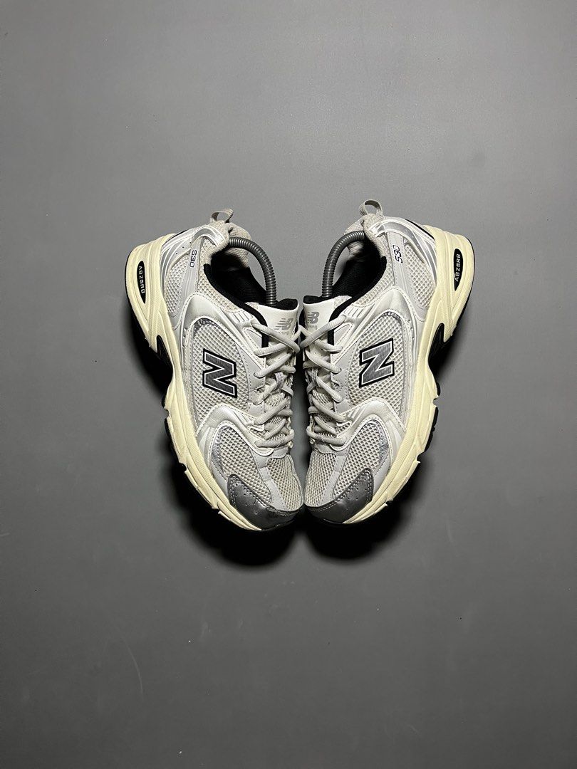 New Balance 530 Silver Cream (Category: Sneakers) located in Iligan City. Submitted by strideph (Listing ID 1461896820, Image 2). Description: Size: 8.5 US M/ 42 EUR / 26.5 CM Condition: Excellent 1799 only DM 📩.