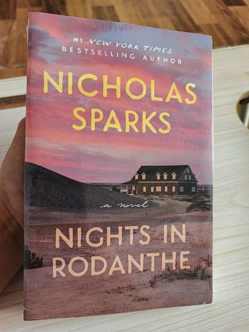 Nights in Rodanthe by Nicholas Sparks Novel (Category: Storybooks) located in Manila. Submitted by freestarbook (Listing ID 1461908241, Image 1). Description: - Title: Nights in Rodanthe - Author: Nicholas Sparks - Genre: Romance, Drama - Themes: Love, Sacrifice, Forgiveness - Plot Summary: A woman seeking refuge finds comfort and unexpected love with a doctor during a storm. - Key Message: Love is possible at any age..