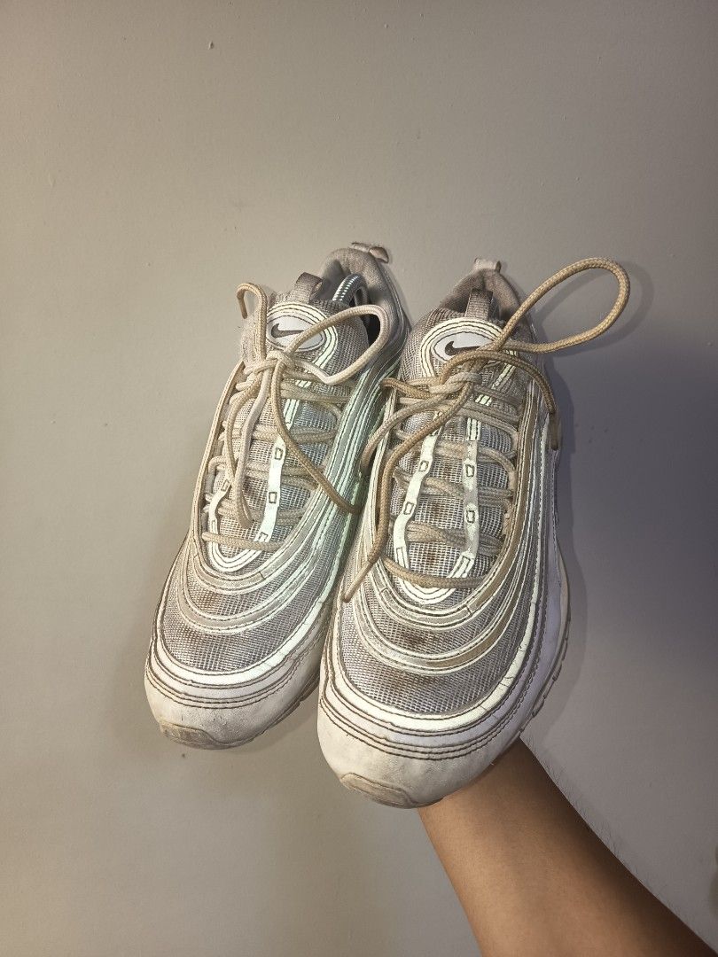 Nike Air Max 97 sneakers (Category: Sneakers) located in Pasay City. Submitted by ODDXX (Listing ID 1461815594, Image 2). Description: Nike Air Max 97 sneakers Size 10 Men/28CM Slightly beater but still Lit! 🤙 499php +SF only!.
