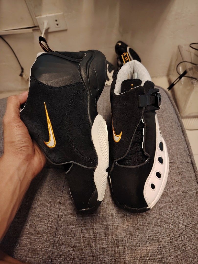 Nike Air Zoom Gp (Category: Sneakers) located in Quezon City. Submitted by 28works (Listing ID 1461896456, Image 1). Description: - Authentic Nike Air Zoom gp canyon gold - Classic Black and White colorway - Features the iconic, unique shroud design - Equipped with responsive Zoom Air cushioning - Ideal for sneaker collectors or basketball players.
