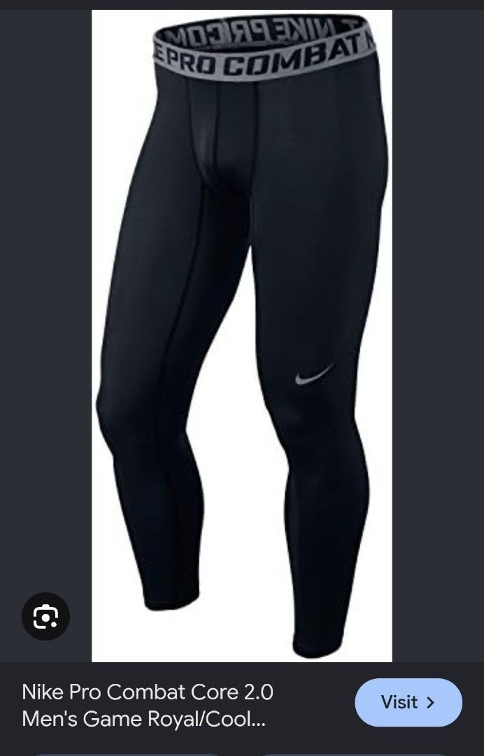 Nike Combat Pro Compression (Category: Activewear) located in Cabuyao City. Submitted by THRIFTHITS (Listing ID 1461958184, Image 2). Description: N1k3 Combat Pro Compression (Authentic) Asnew W 26-34 stretcabhle L 34 Mine 380‼️ Direct Message me and Add for fast Transaction ty .