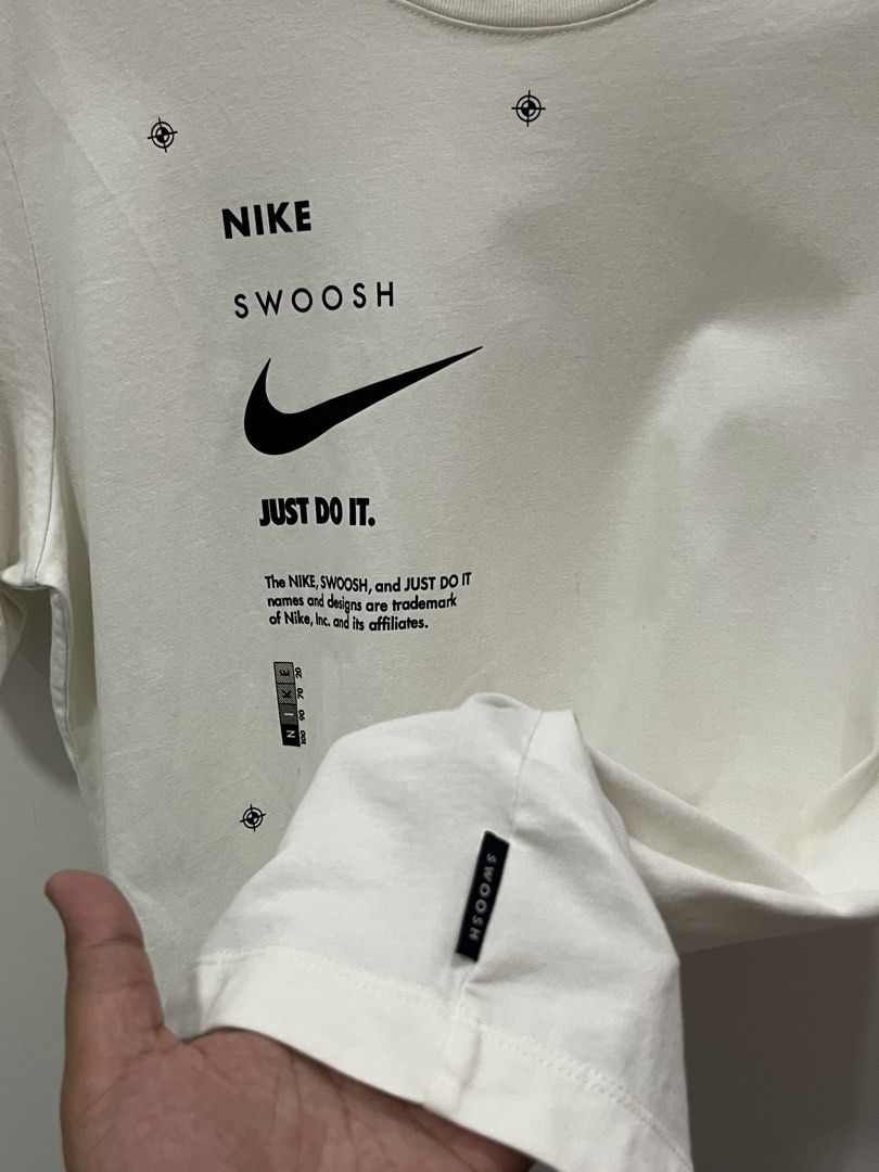 Nike swoosh tshirt (Category: Tshirts & Polo Shirts ) located in Dagupan City. Submitted by kissannetell_ (Listing ID 1462001149, Image 3). Description: .