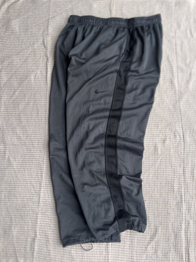 Nike Y2K Sweat Pants (Category: Joggers) located in Santa Barbara. Submitted by keldude (Listing ID 1462005792, Image 2). Description: Nike Y2K Sweat Pangs Charcoal Grey Dimes: 36-46 Waist | 42 Length | 16 Thigh | Adjustable Hem Excellent Condition 10/10 Color Rate Issue: Minor Pinhole .