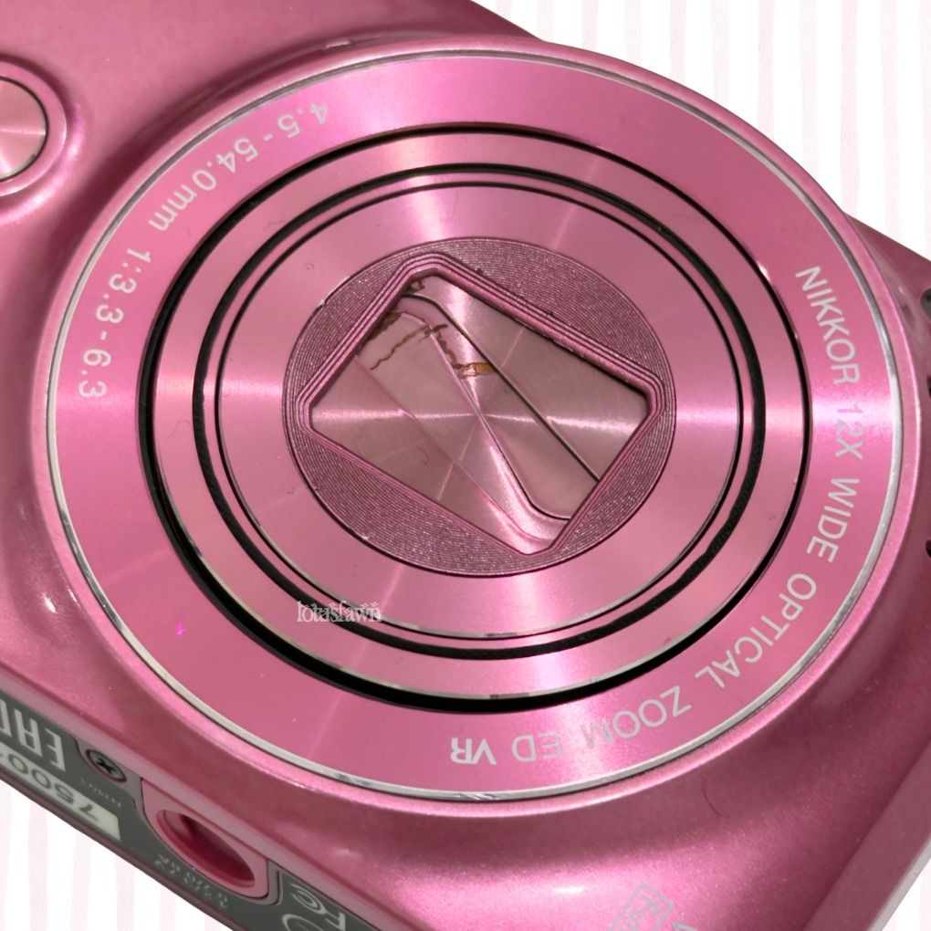 NIKON Pink Coolpix S6900 Flip Screen Digital Camera (Category: Cameras) located in Manila. Submitted by lotusfawn (Listing ID 1461926732, Image 3). Description: OO ☻ SHOP REMINDERS .ᐟ ⚘ read description thoroughly ⚘ no lowballing! ⚘ first to pay basis ⚘ offer = order form ⚘ delivery shouldered by the buyer O1 ☻ PRODUCT INFO .ᐟ ⚘ srp: php 20,000+ / bought for ฿20,000 (approx. ₱35,000) ⋆ bought in Thailand ⚘ color: pink (rare!) ⋆ color on the photo