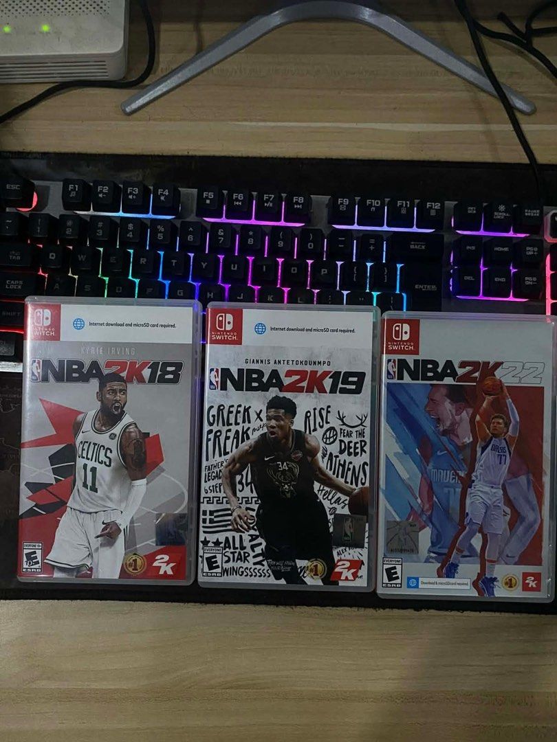Nintendo Switch 1 Games - NBA & FIFA (Category: Nintendo) located in Rizal. Submitted by savannahthings (Listing ID 1461437181, Image 1). Description: ₱500 each NBA 2k 22 NBA 2k 19 NBA 2k 18 FIFA 18 (no case) Octopath Traveler (no case) - SOLD I am Setsuna (no case) - SOLD Donkey Kong Tropical Freeze (no case) - SOLD.