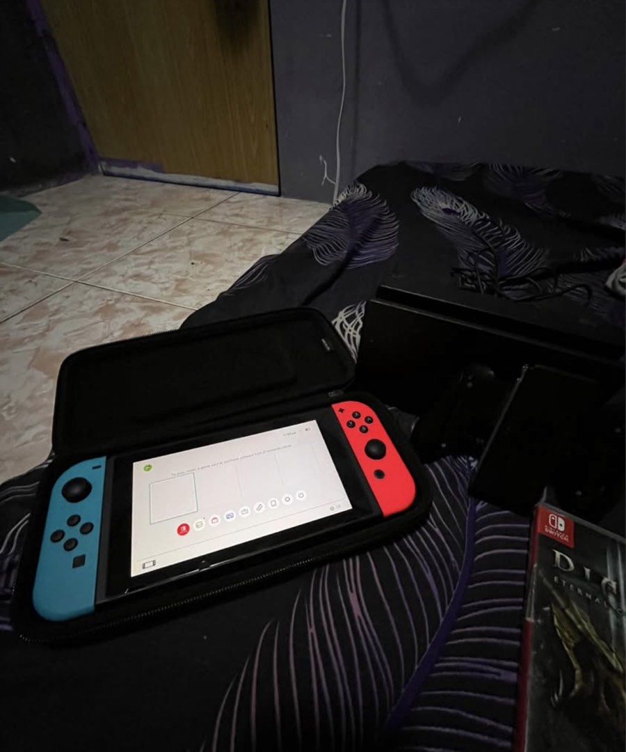 Nintendo Switch Console with Blue and Red Joy-Cons (Category: Nintendo) located in Valenzuela. Submitted by zyruz_navs (Listing ID 1461939442, Image 3). Description: - Nintendo Switch Console - Blue and Red Joy-Cons included - blue Carrying Case - Good working condition - Ready for new games -complete package - Feel free to ask questions! .
